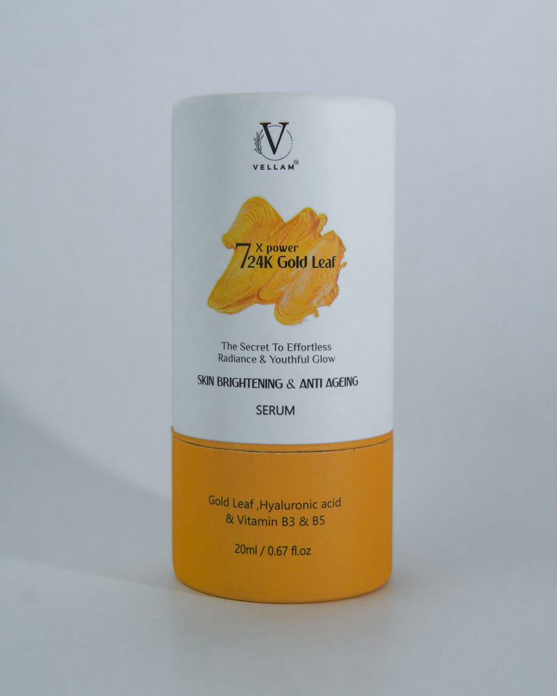Vellam 7x Power 24K Gold Leaf Serum 20 ml