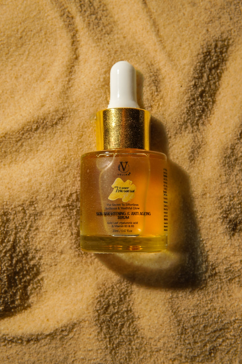 Vellam 7x Power 24K Gold Leaf Serum 20 ml