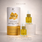 Vellam 7X Power 24k Gold Leaf Serum for Brightening, Ageing & Dark Sport