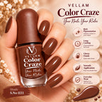 VELLAM Color Craze Nail Paints 10g Each - Shade 31,41,43