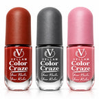 VELLAM Color Craze Nail Paints 10g Each - Shade 17,39,47