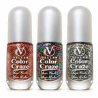 VELLAM Color Craze Nail Paints 10g Each - Shade 49,53,54