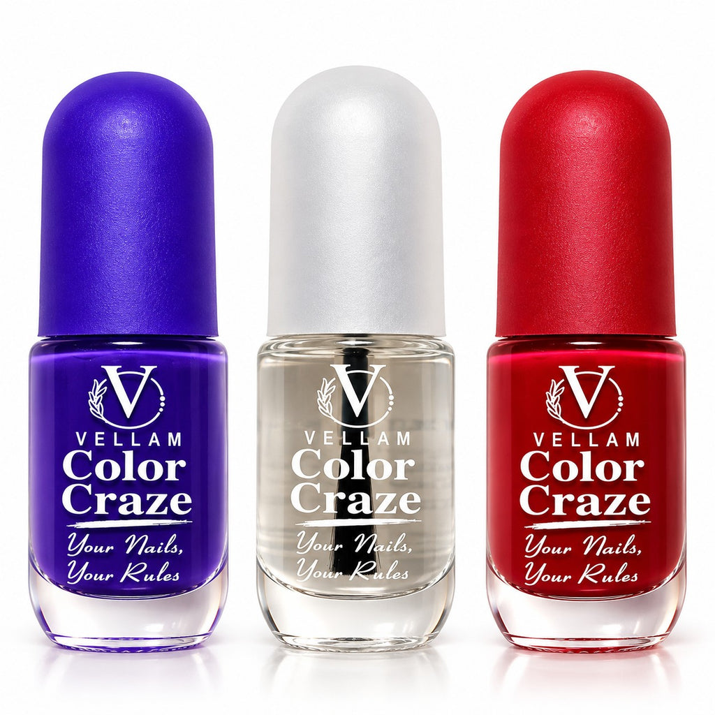 VELLAM Color Craze Nail Paints 10g Each - Shade 23,20,29