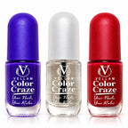 VELLAM Color Craze Nail Paints 10g Each - Shade 23,20,29