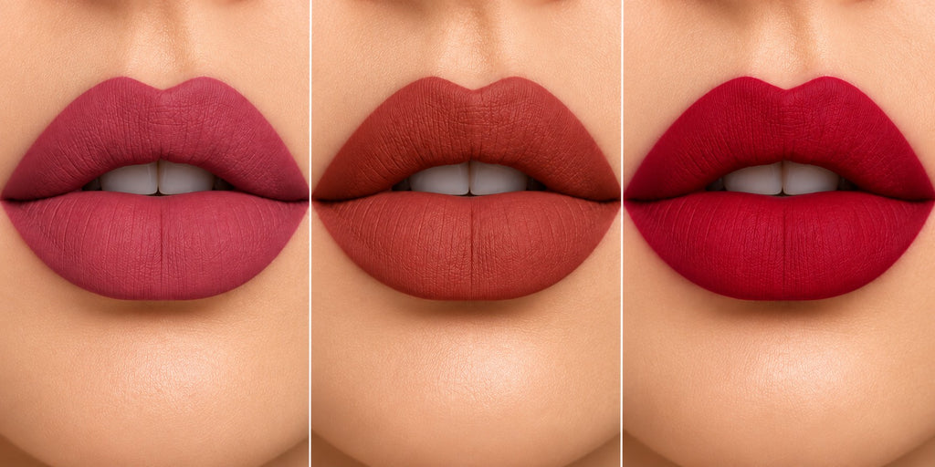 VELLAM Moody vibe Liquid Matte Lipstick Combo of 3 in 1 Pack- Shade 06,18,28
