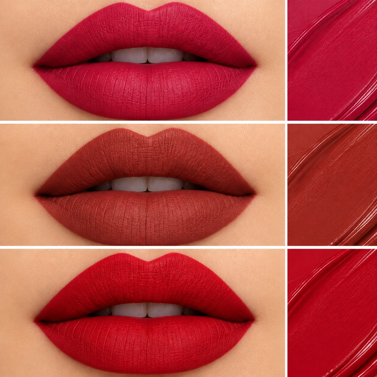 VELLAM Moody vibe Liquid Matte Lipstick Combo of 3 in 1 Pack- Shade 01,09,33
