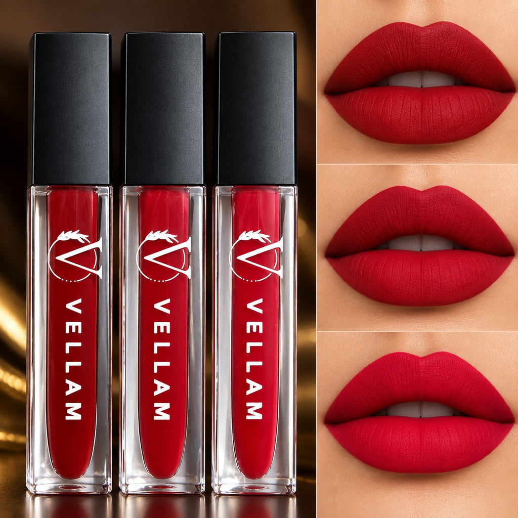VELLAM Moody vibe Liquid Matte Lipstick Combo of 3 in 1 Pack- Shade 05,08,20