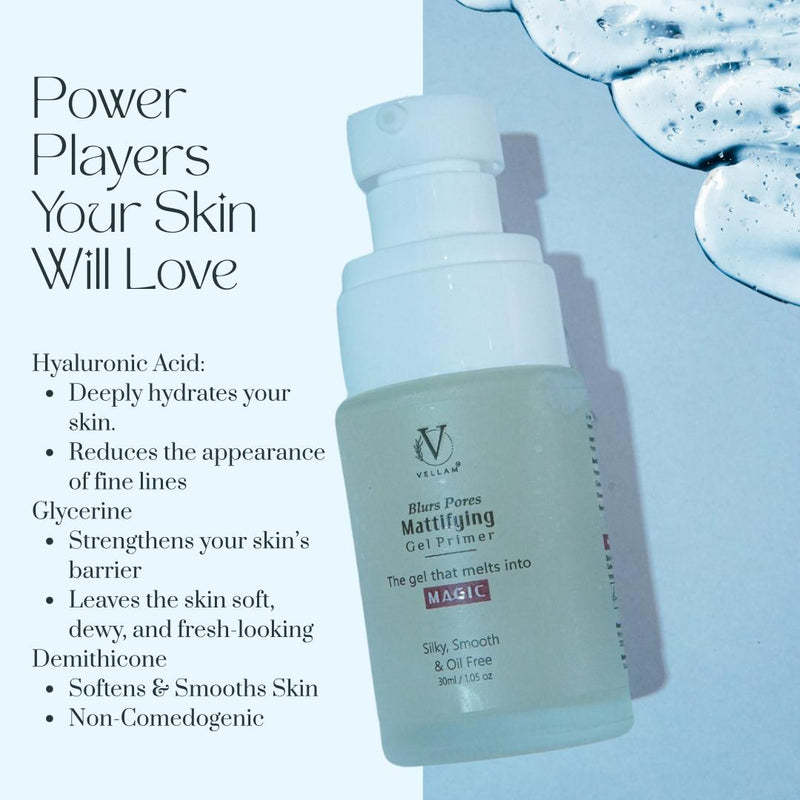 Vellam Blurs Pores Mattifying Gel Primer 30ml